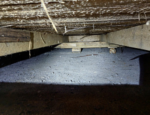 Zateplení pultové střechy pomocí foukané izolace